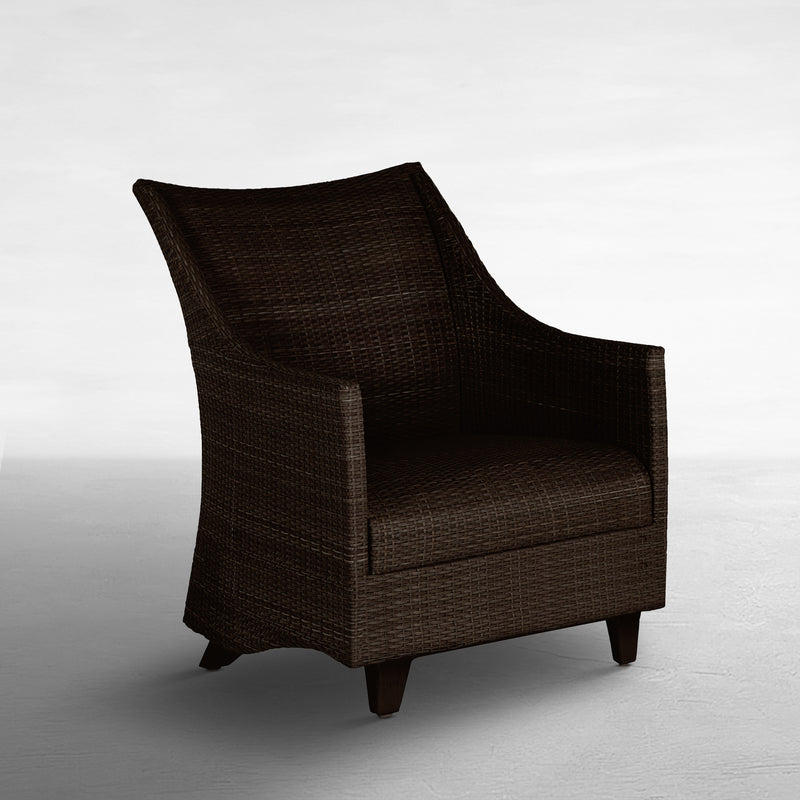 Athena Plus Woven Wicker Spring Lounge Chair