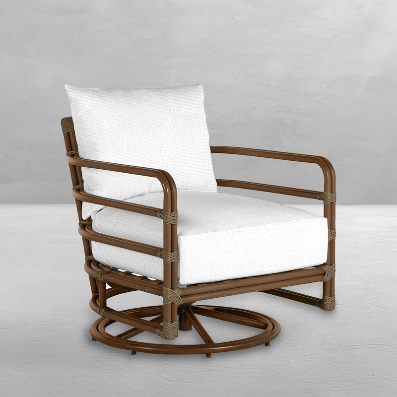 Malibu N-Dura Resin Wicker Outdoor Swivel Rocker