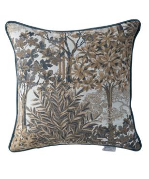 Botanical Breeze Denim Indoor/Outdoor Pillow Navy