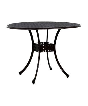 Double Lattice 36" Round Bar Table