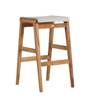 Coast Teak 30" Backless Bar Stool