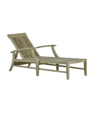 Croquet Teak Chaise Without Wheel