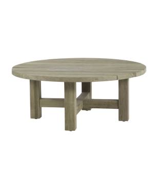 Croquet Teak 40" Round Coffee Table