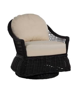 Soho Woven Swivel Glider