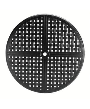 Double Lattice Aluminum 42" Round Table Top