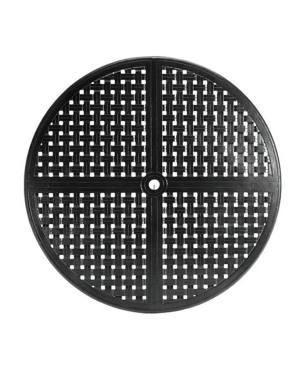 Double Lattice Aluminum 36" Round Table Top