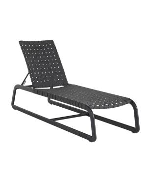 Catalina Chaise Lounge (Midnight With Charcoal Strap)