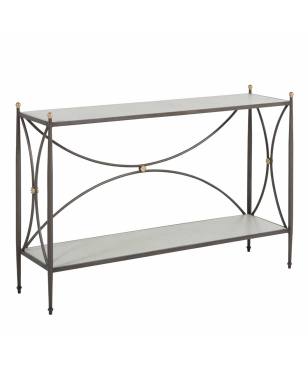 Roma Aluminum Console W/ Top