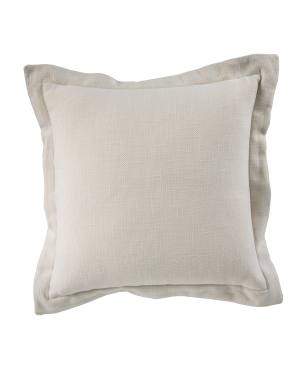 Corben Lace Solid Indoor/Outdoor Pillow White