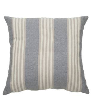 Bradford Stripe Stone Indoor/Outdoor Pillow Grey