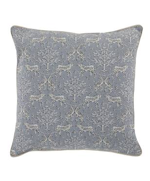 Funky Cheetah Indoor/Outdoor Pillow Chambray