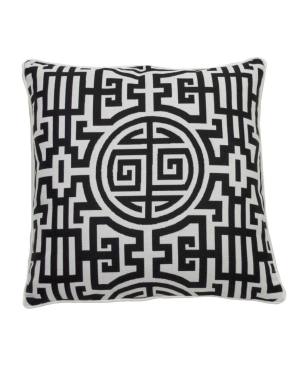 Nobu Midnight Indoor/Outdoor Pillow Black