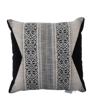 Aztec Midnight Indoor/Outdoor Pillow Black