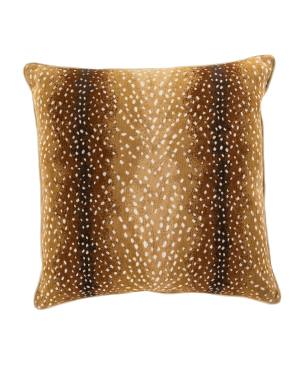 Fawn Camel Indoor/Outdoor Pillow Brown