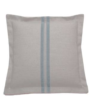 Classic Stripe Mist Indoor/Outdoor Pillow Light Blue