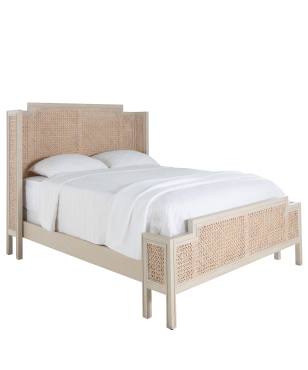 Camille Queen Bed - White