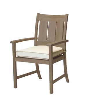 Croquet Teak Arm Chair (Linen Teak)