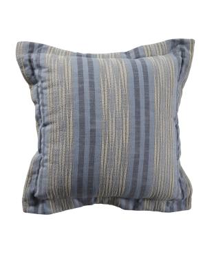 Calmer Chambray Indoor/Outdoor Pillow Light Blue