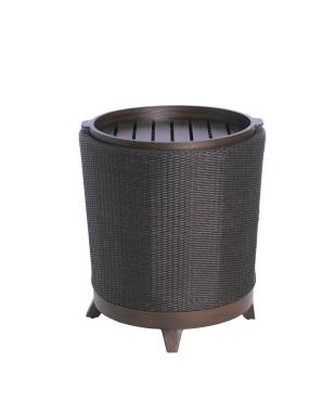 Halo Woven Round End Table