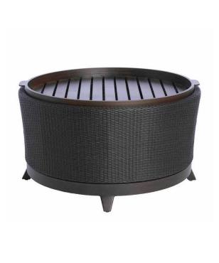 Halo Woven Round Coffee Table