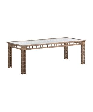 Newport Woven Rect Dining Table