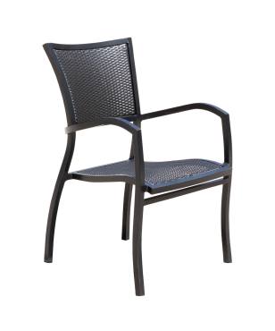Aire Arm Chair (Ancient Earth/Black Walnut)