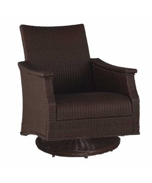 Bentley Woven Swivel Rocker Lounge Chair