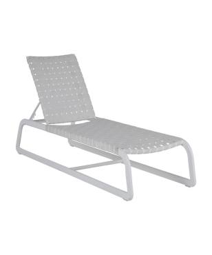 Catalina Chaise Lounge (Chalk With White Strap)