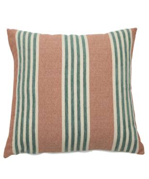 Bradford Stripe Terracotta Indoor/Outdoor Pillow Orange