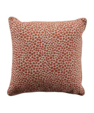 Cheetah Terracotta Indoor/Outdoor Pillow Orange