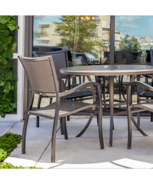 Aire Aluminum 5pc Dining Set, Ancient Earth