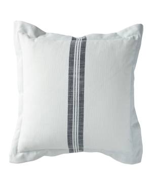 Classic Stripe Midnight Indoor/Outdoor Pillow Black